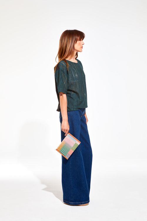 Kea Vibrant Blue Purple Pouch