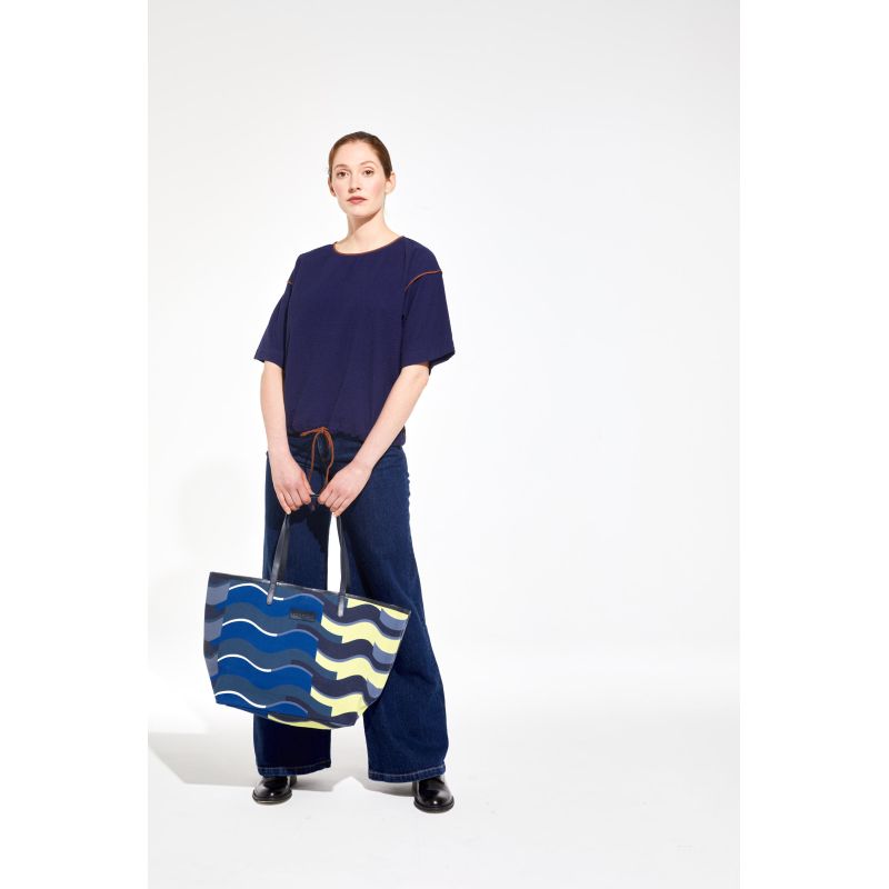 Mirae Nazare Blue Bag