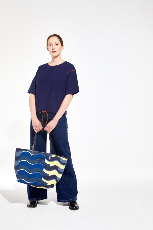 Mirae Nazare Blue Bag