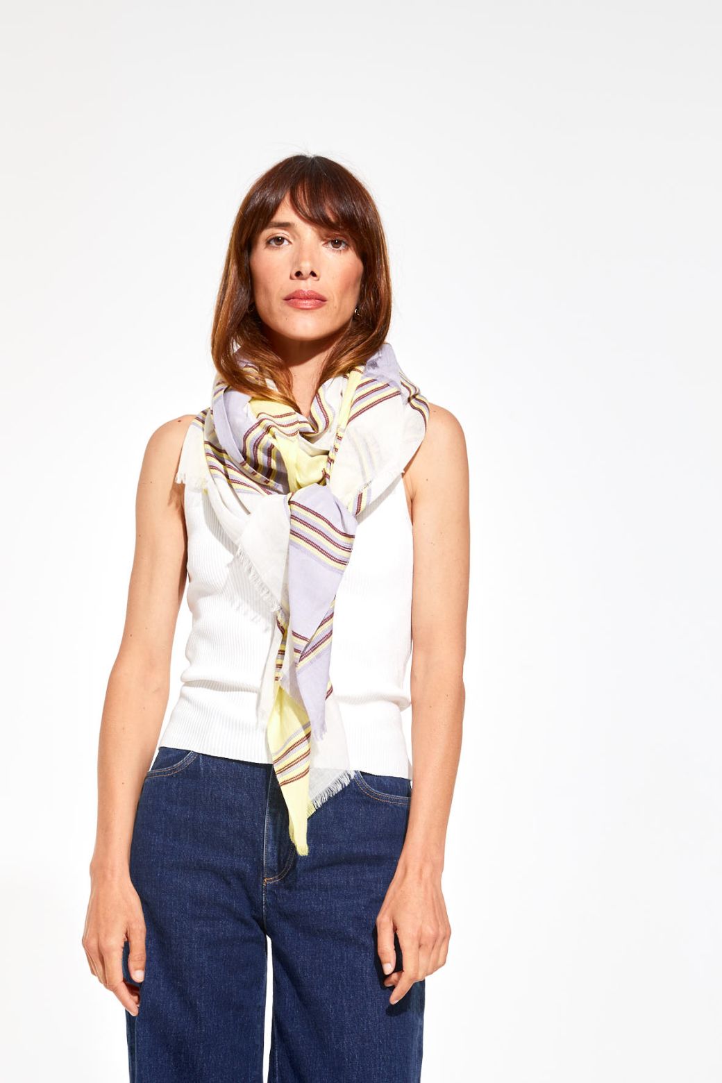 Foulard Guilhem Lime