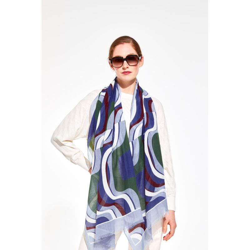 Songe Blue Scarf
