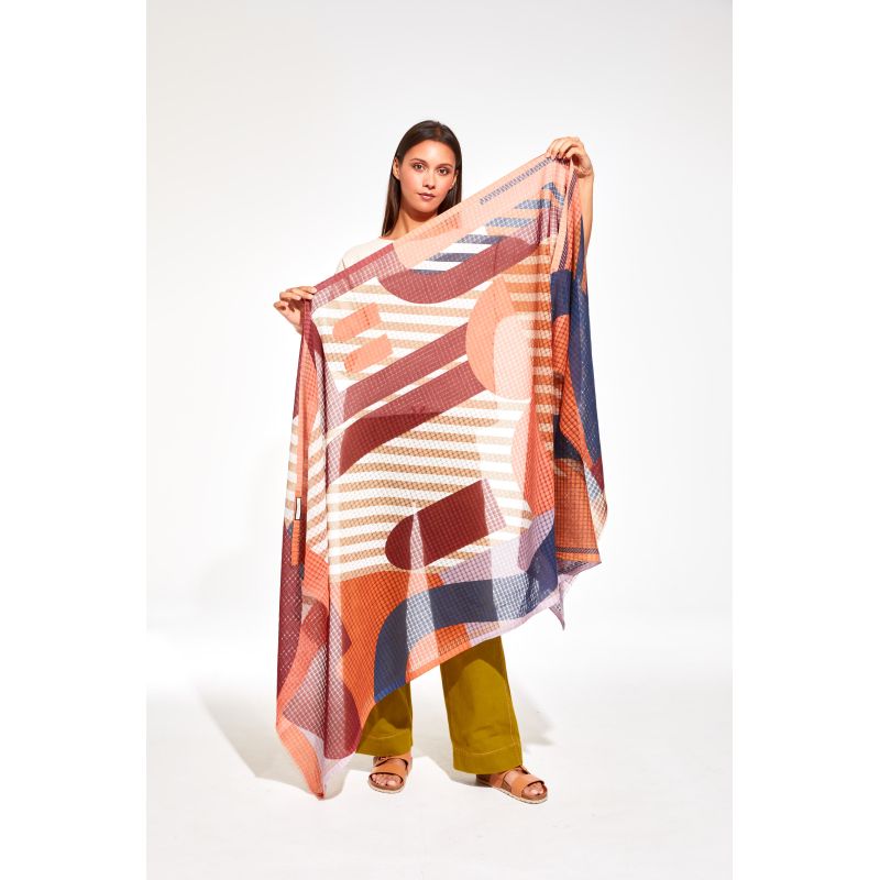 Carte Postale Brown Scarf