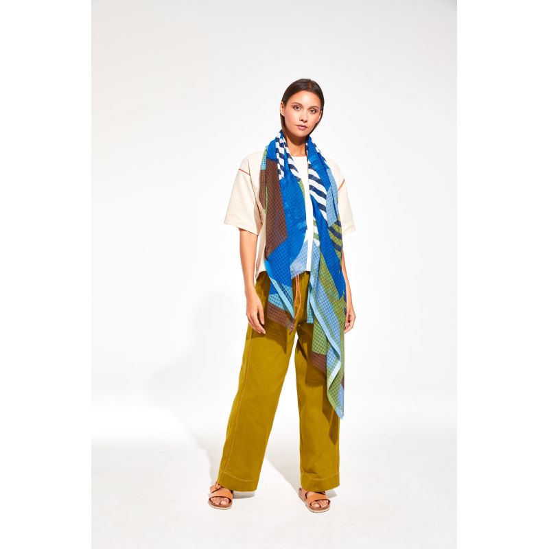 Carte Postale Blue Scarf