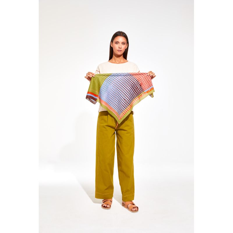 Foulard Panache Kaki