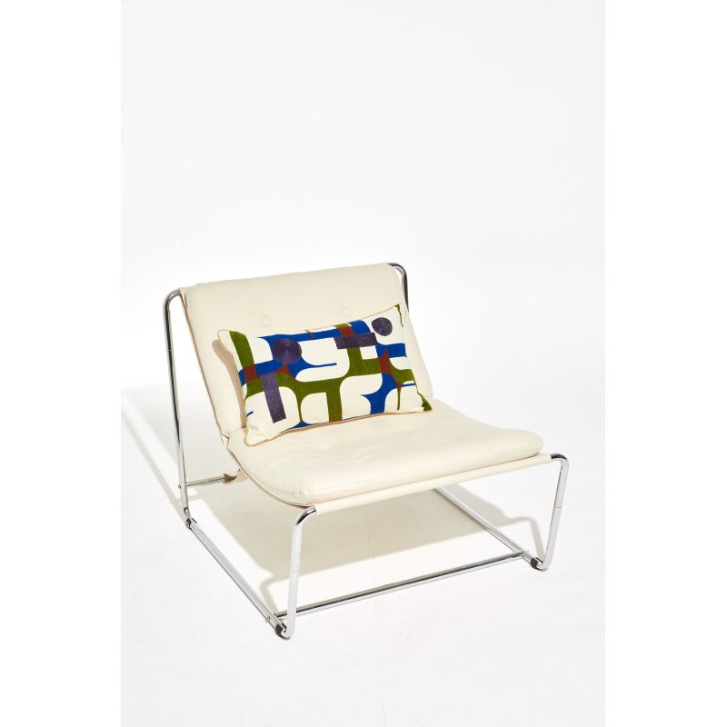 Coussin Calice Bleu 30/50Cm