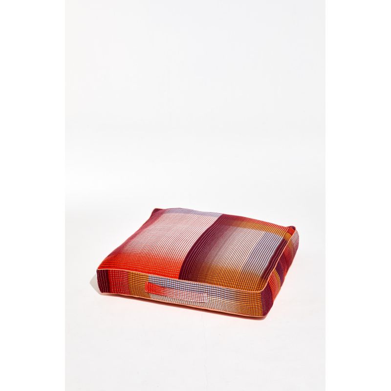 Coussin De Sol Echo Bordeaux 80/80/12Cm