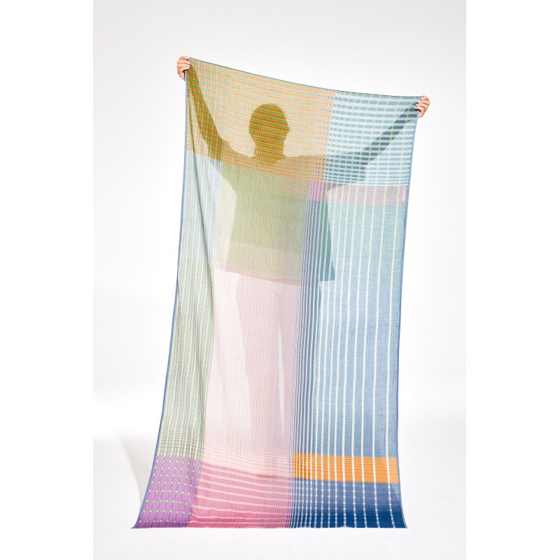 Foulard Vibrant Bleu Violet