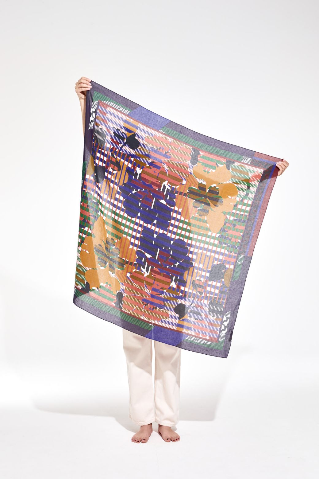 Foulard Eden Brun