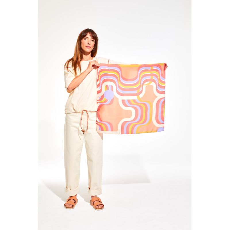 Nébuleuse Peach Scarf