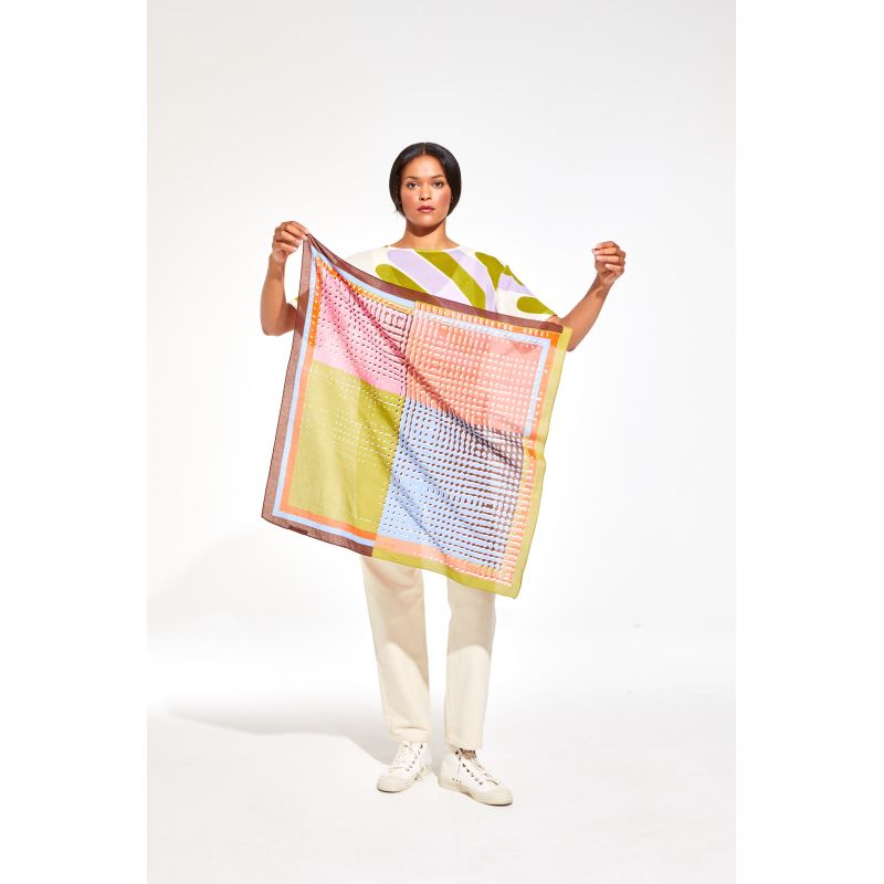 Foulard Panache Kaki