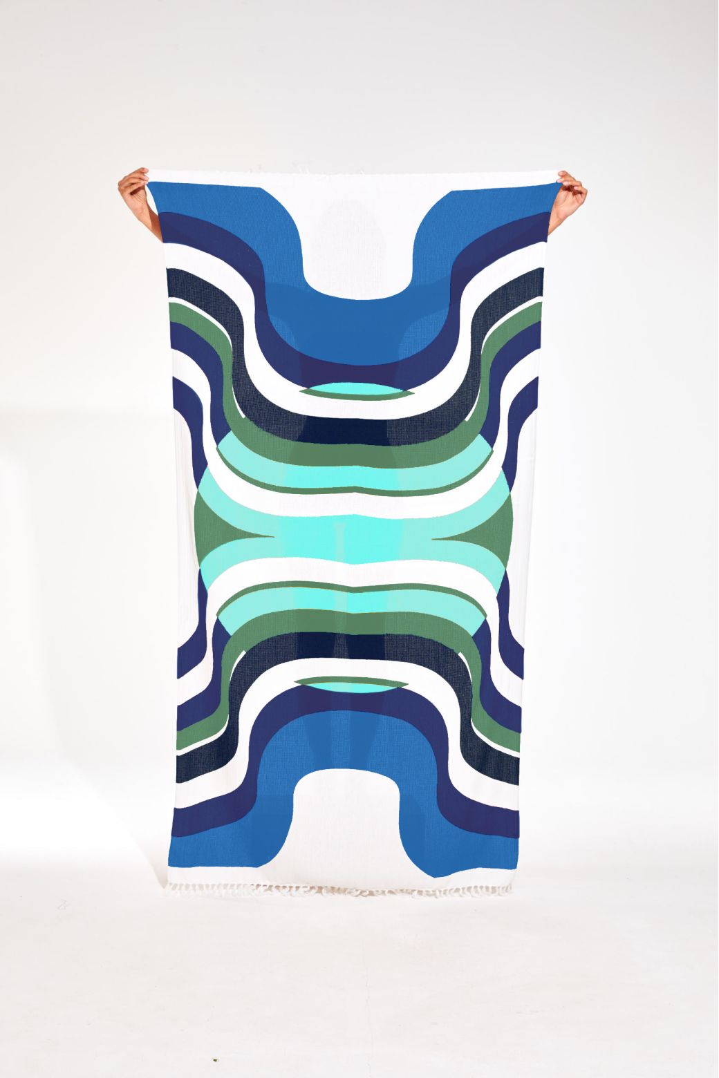 Drap De Plage Halo Bleu