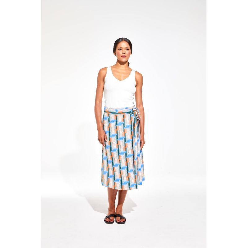 Jupe Nathy Echo Bleu