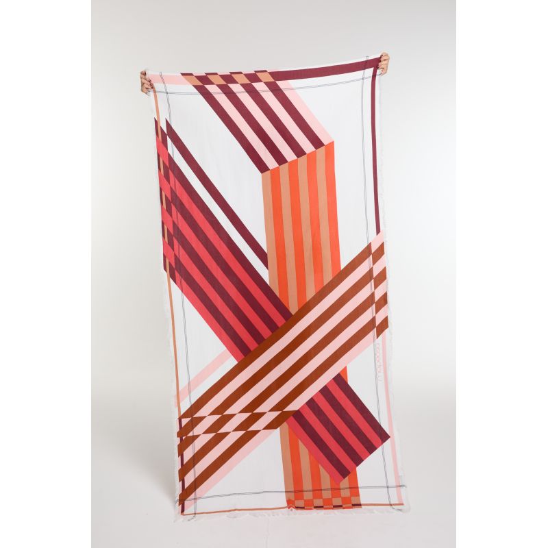 Drap De Plage Shibuya Corail Drap De Plage Shibuya Corail