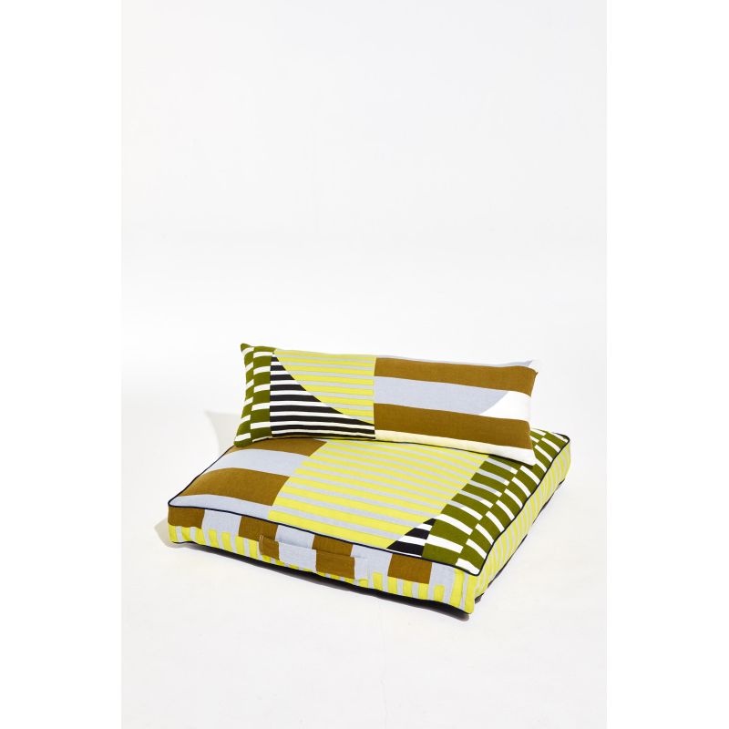 Coussin De Sol Sol Kaki 80/80/12Cm