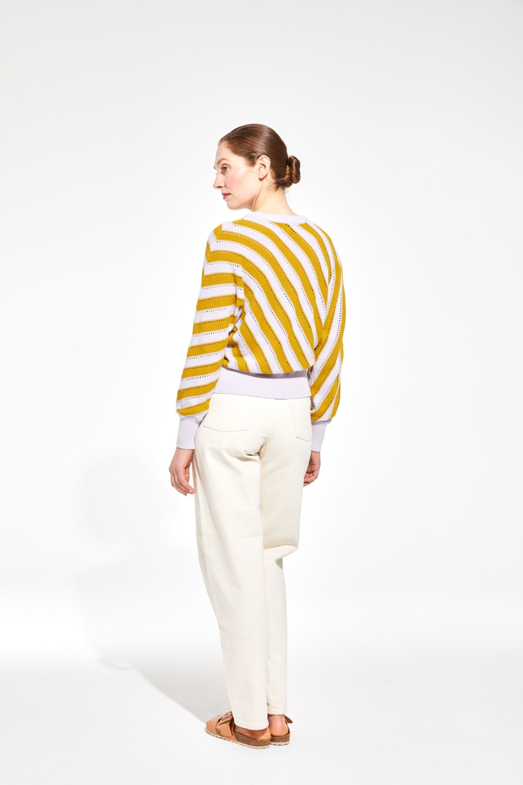 Pull Izia Prima Moutarde Parme