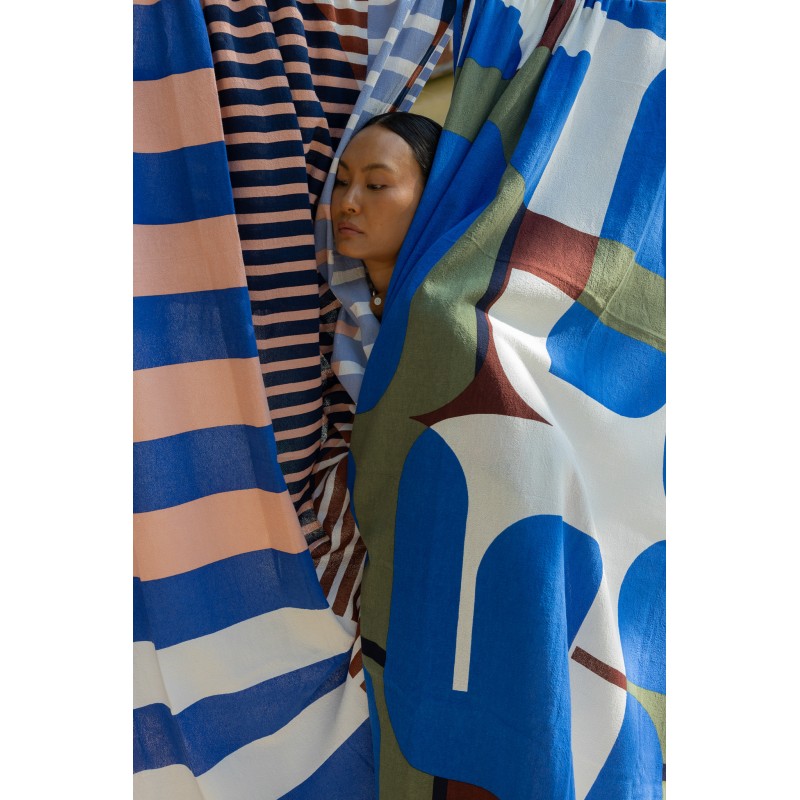 Drap De Plage Chance Bleu