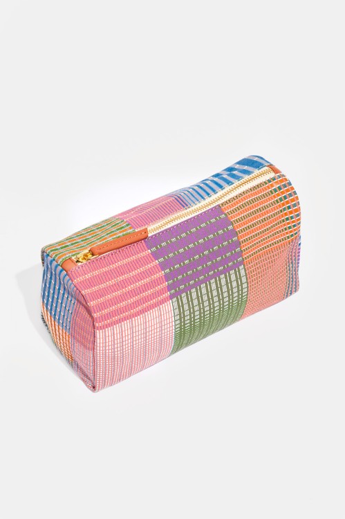 Elba Vibrant Blue Purple Travel Pouch