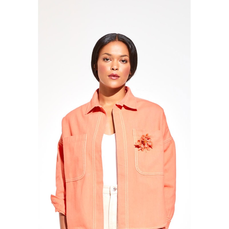 Elixir Orange Brooche