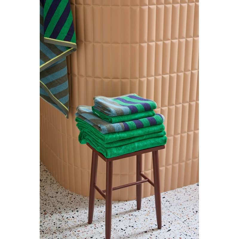 Towel Rhytm Green 100x170