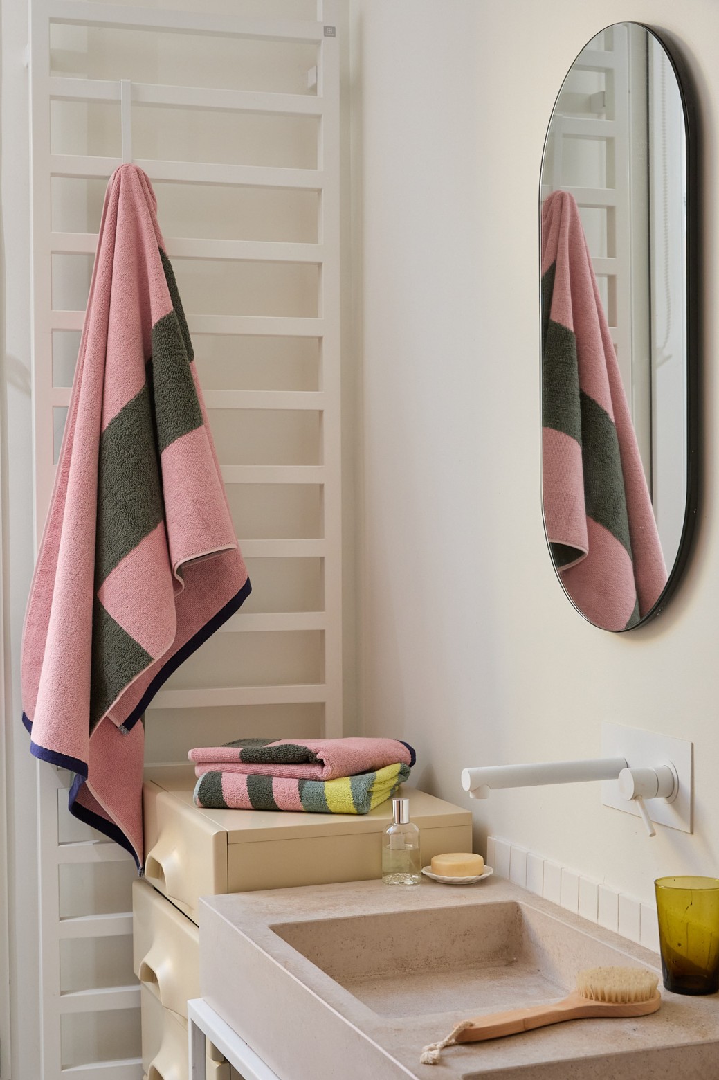 Serviette de bain Fragment Rose