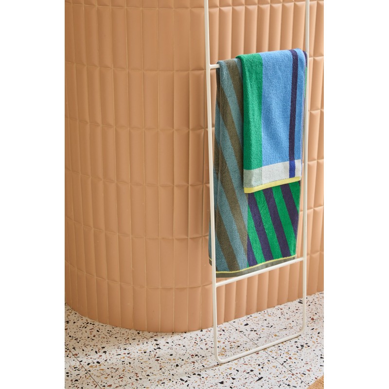 Serviette de bain Diagonal Bleu