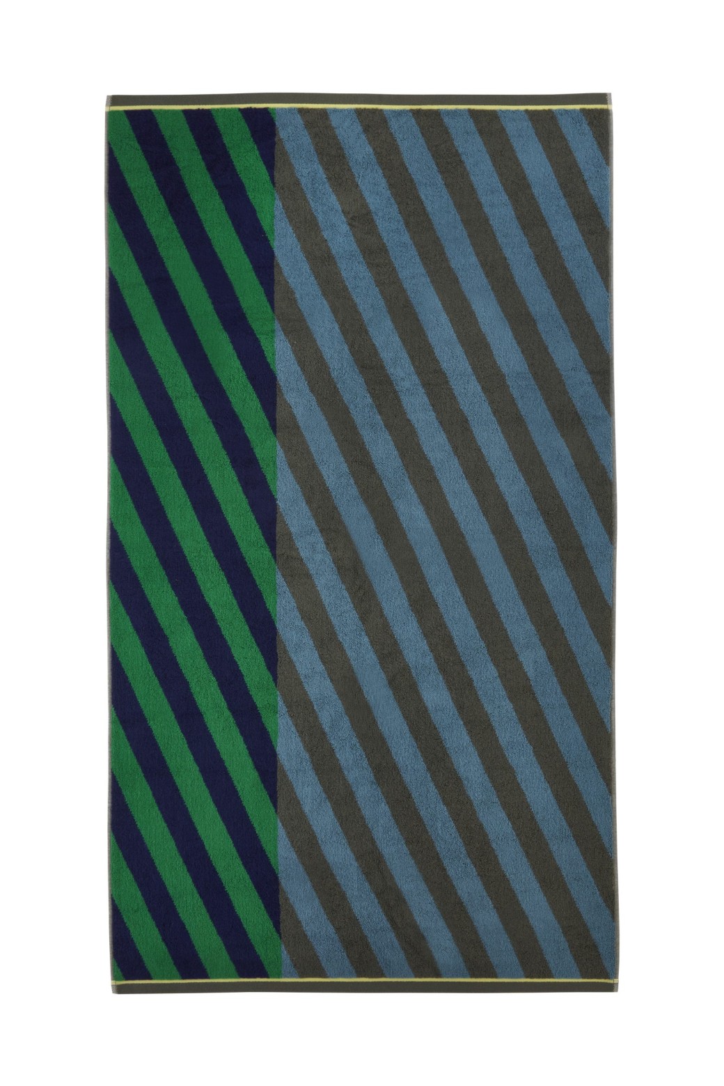 Serviette de bain Diagonal Bleu