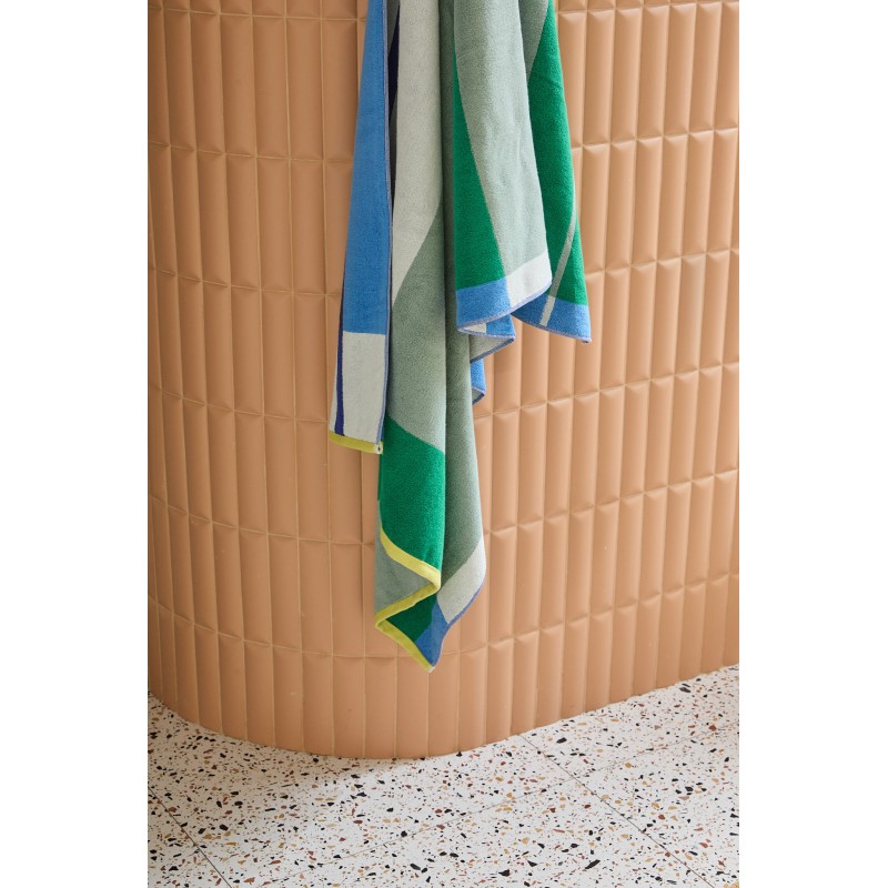 Towel Colorblock Green