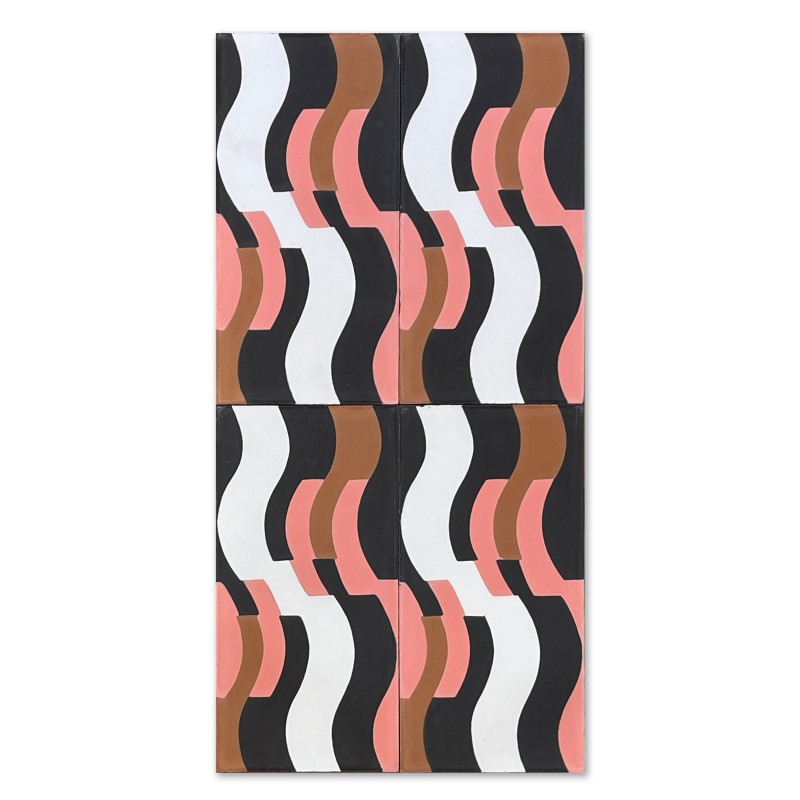 Carreau de ciment Nazaré Flamingo