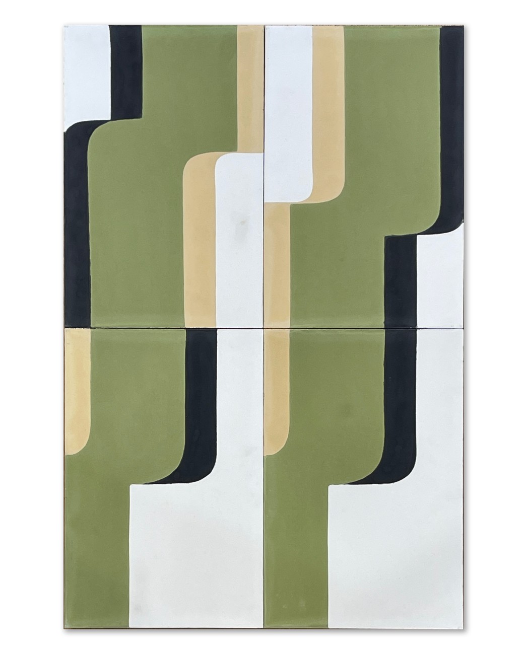 Crocodile Celeste Cement Tile