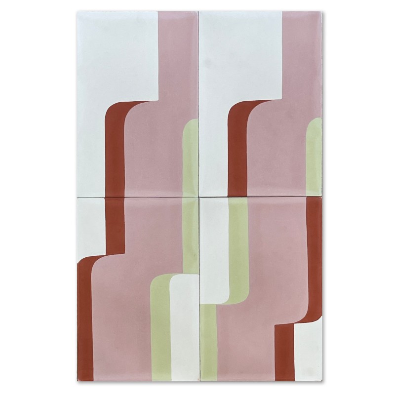 Carreau de ciment Celeste Jaipur