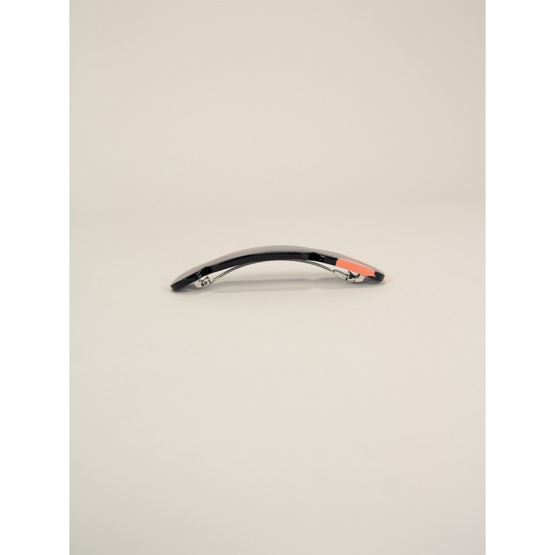 Nymph hair clip in black horn and Ginger lacquer