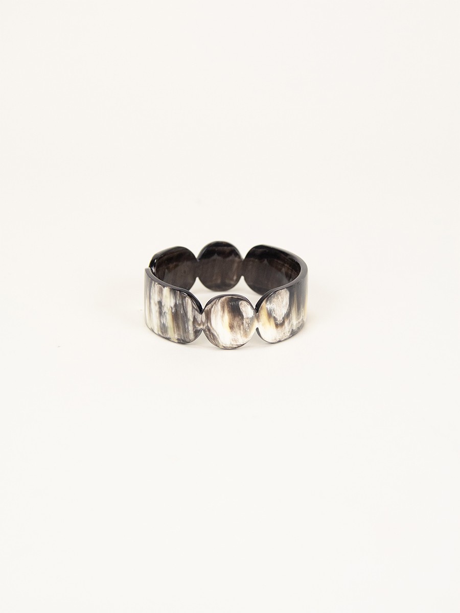 25 Totem bracelet in black horn size S