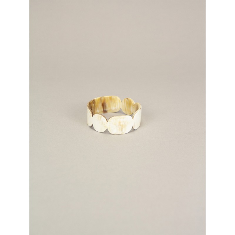 Bracelet 25 Totem en corne blonde taille S