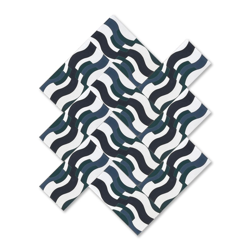 Carreau de ciment Nazaré Milk