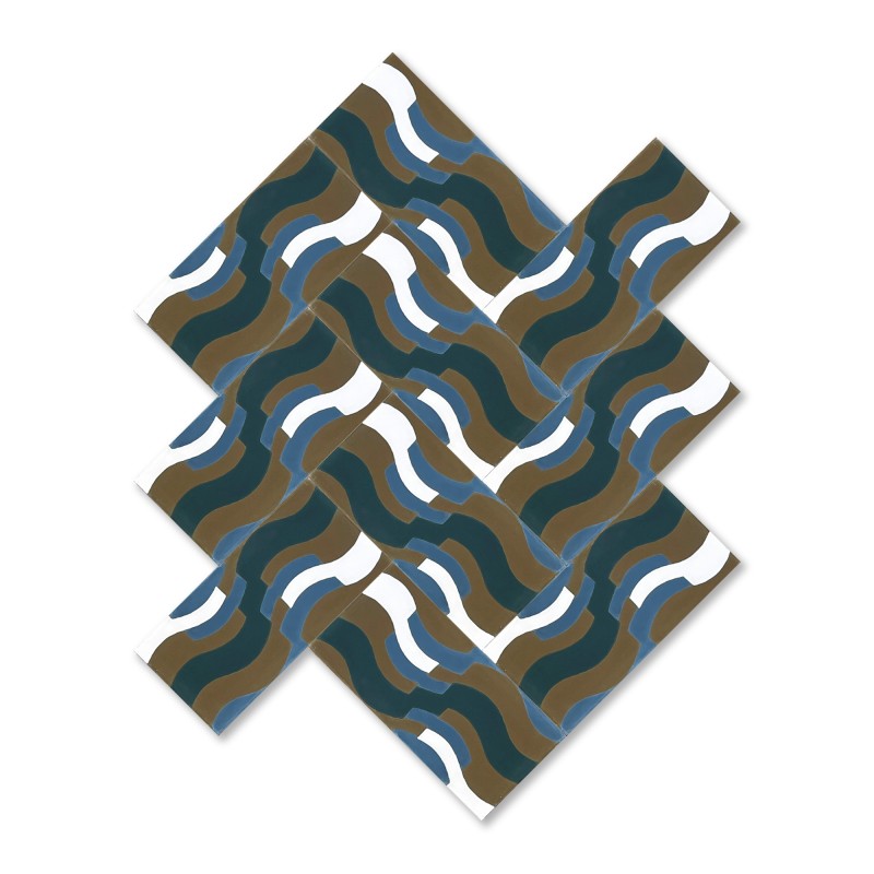 Carreau de ciment Nazaré Peat