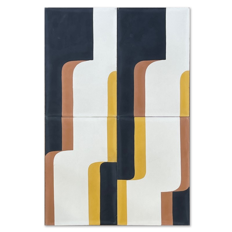 Carreau de ciment Celeste Kohl