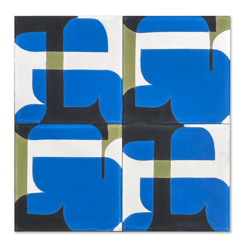 Carreau de ciment  Calice Lapis