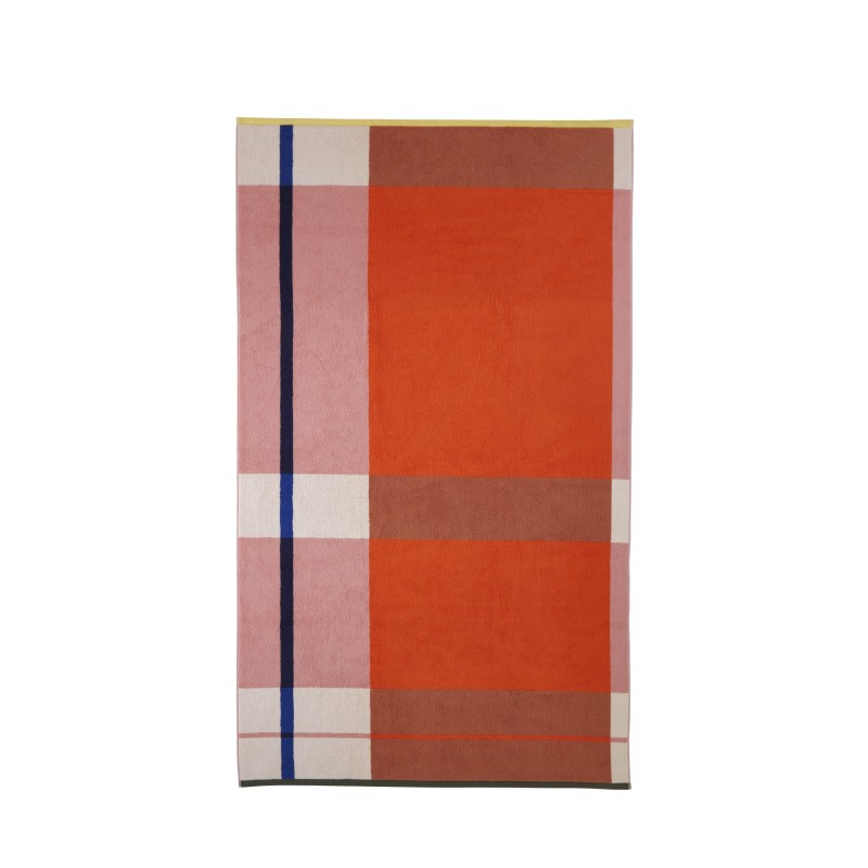 Towel Colorblock Pink 100x170