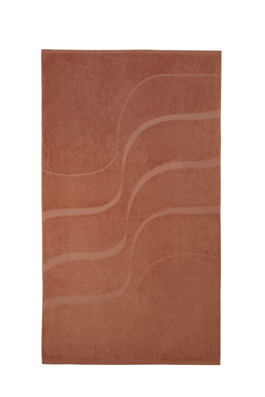 Serviette de bain Rythme Brun 100x170 Serviette de bain Rythme Brun 100x170