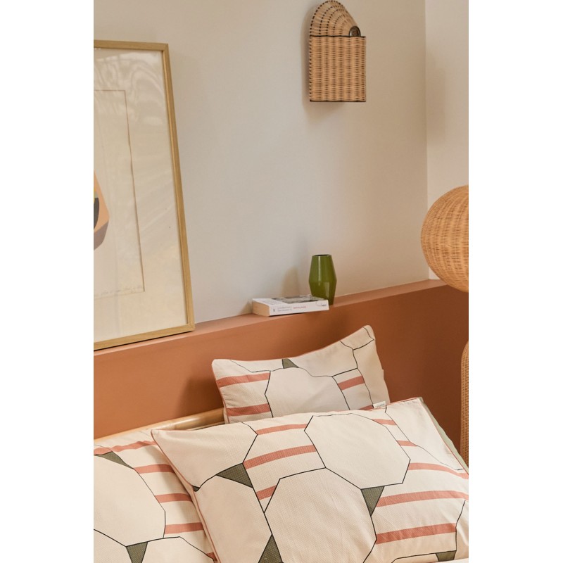 Housse de coussin Solaire Beige  50x75