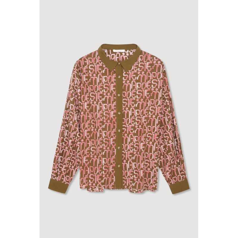 Chemise Rosalie Origine Kaki Rose