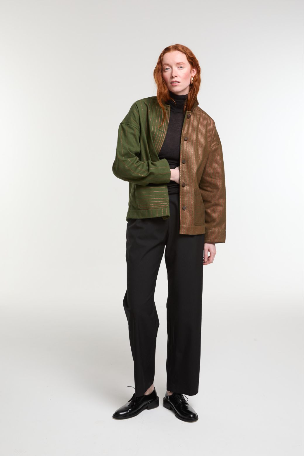 Khaki Mina Cosmos Jacket