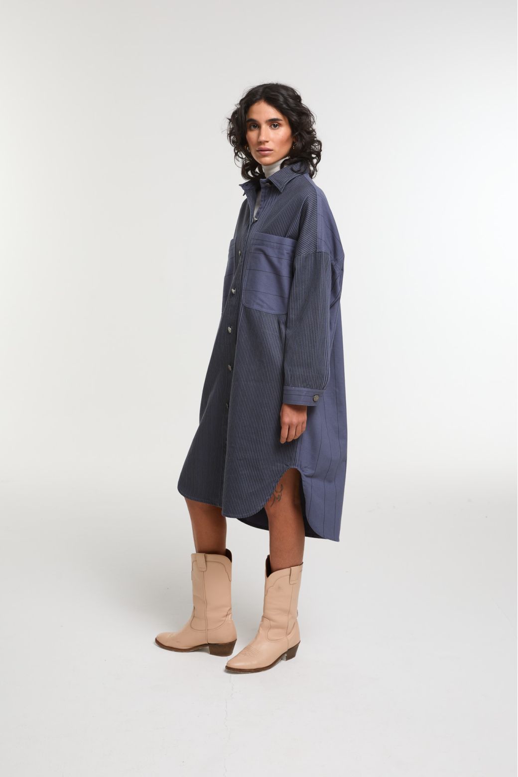 Night Blue Jack Cosmos Dress