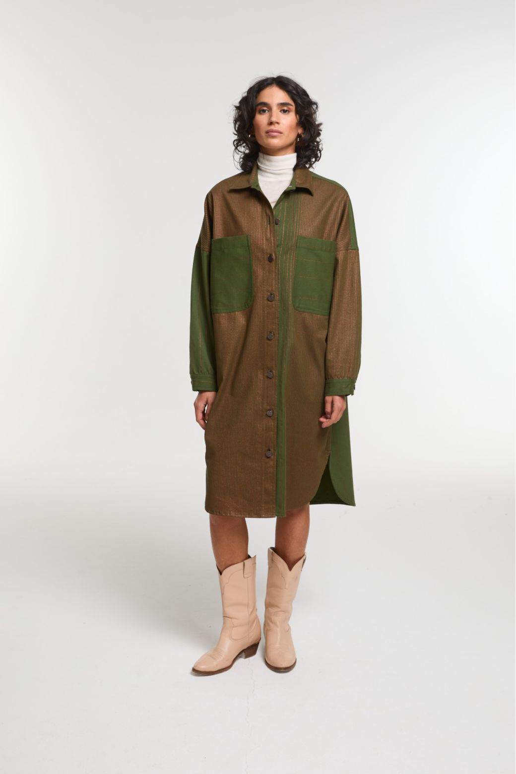 Khaki Jack Cosmos Dress