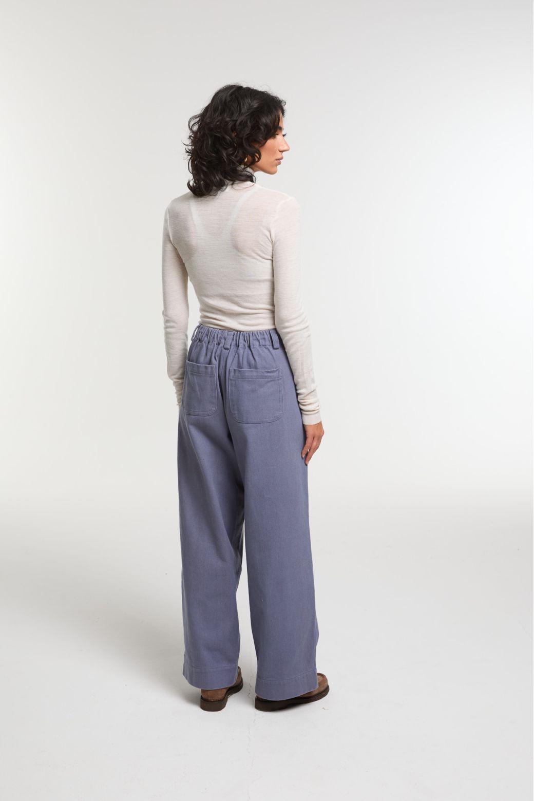 Night Blue Solid VictorCosmos Pants