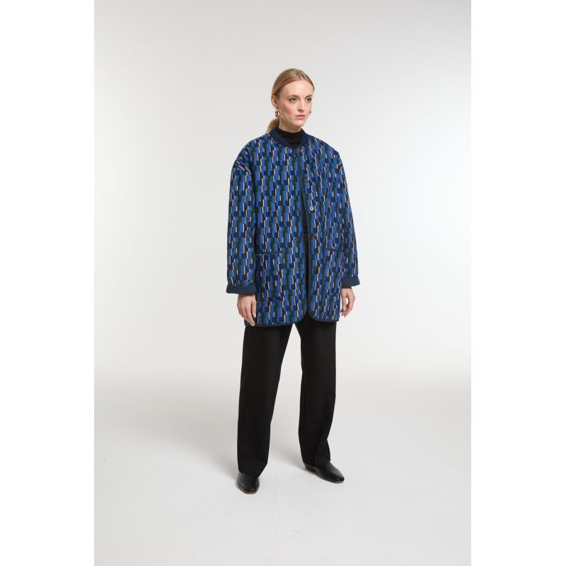 Blue Gustave Mystere Coat