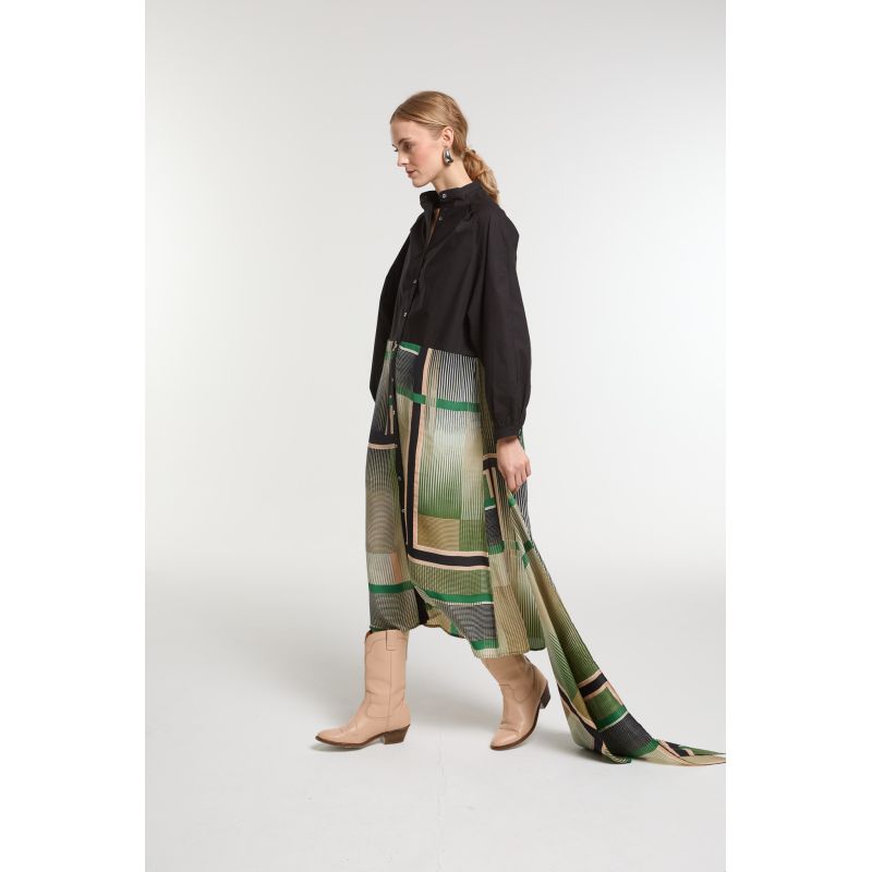 Green Eulalie Prisme Dress