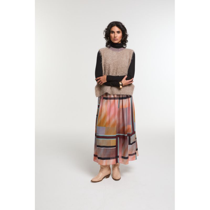 Night Blue Romeo Prisme Skirt