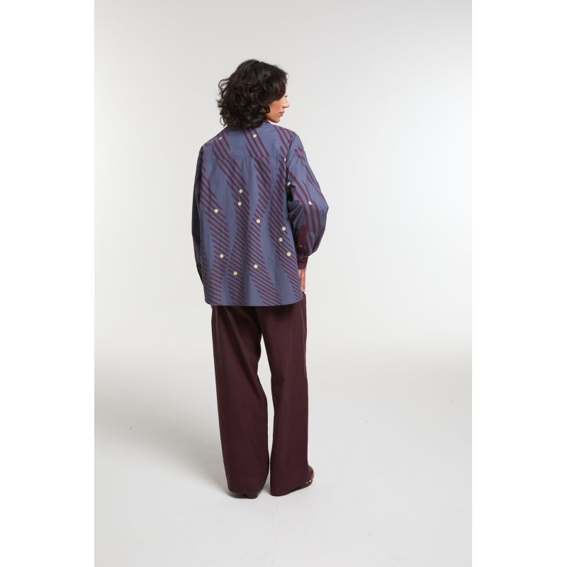 Night Blue Rosalie Moon Shirt