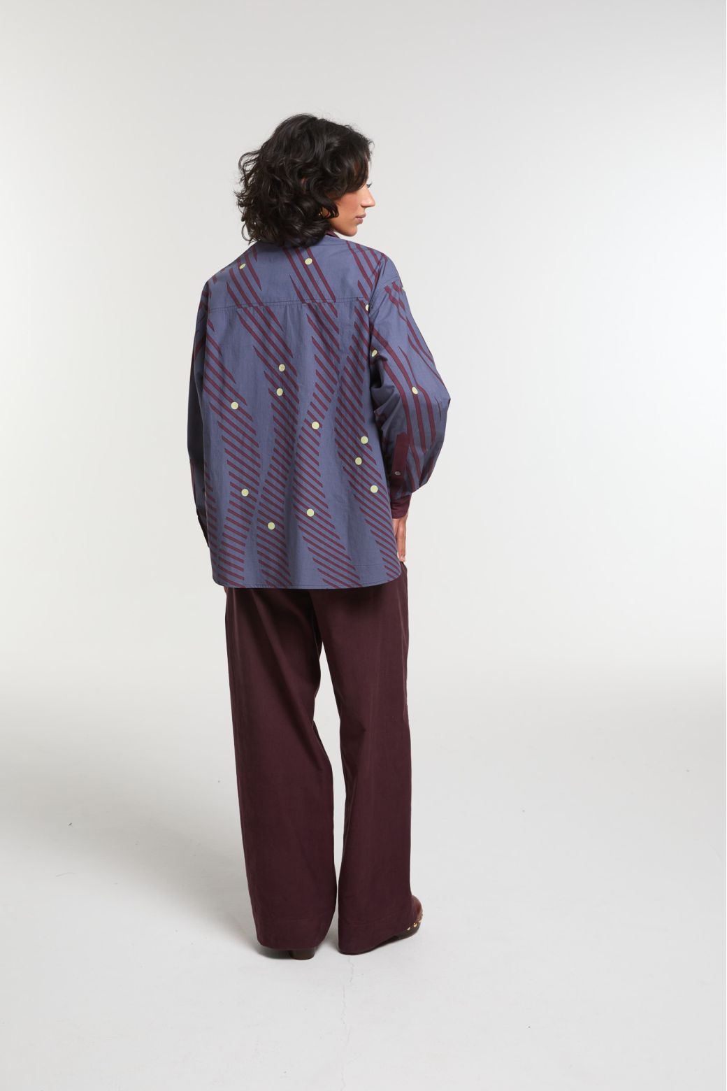 Night Blue Rosalie Moon Shirt
